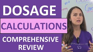 Dosage Calculations Nursing Practice Problems amp Comprehensive NCLEX Review [upl. by Amethyst]