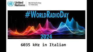 6035 kHz  Qui Italradio Radio Toscana  World Radio Day 2024 Italian [upl. by Eniamaj]