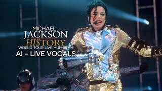 Michael Jackson  History Tour Live Munich 1997 AI  Live Vocals  Creatib [upl. by Asserac360]