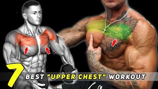 Upper Chest Exercises  7 Best Chest Workout Routine [upl. by Nylanej]