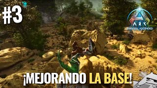 Mejorando la base  ARK Survival Ascended  3 [upl. by Harmon865]