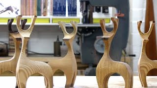 Scrap Wood Reindeer  Bandsaw Magic [upl. by Garwood]