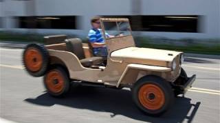 Jeep Evolution 1945 Jeep CJ vs 2012 Jeep Wrangler [upl. by Atnahc]