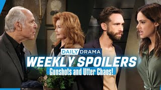 Days of our Lives Weekly Spoilers Gunshots and Utter Chaos [upl. by Enaerb]