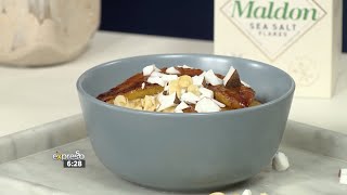 Recipe Swiss Bircher Muesli with Caramel Bananas WW [upl. by Muhammad143]