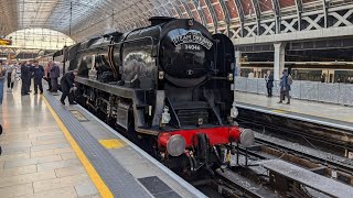 The Welsh Dragon rail tour at London Paddington [upl. by Kcirderfla]