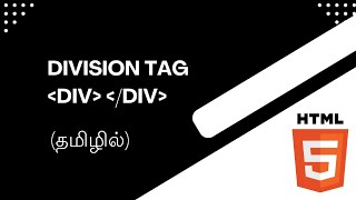 DIV TAG 📐 EXPLANATION TUTORIAL FOR BEGINNERS 💻 IN TAMIL🚀 codewithaswin html html5 division yt [upl. by Limhaj]