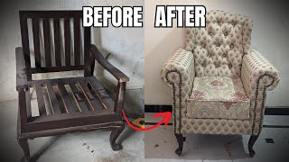 How To Convert Old Sofa Set To New Upholstery [upl. by Eerbua141]