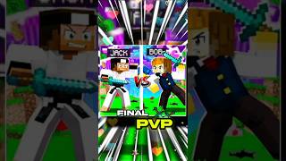 FINAL PVP of JACK vs BOB 🥷🏻⚔️ viral shorts minecraft gamerfleet [upl. by Ahtis]