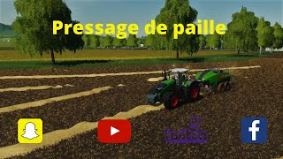 JE PRESSE LA PAILLE D AVOINE fs19 [upl. by Karola]