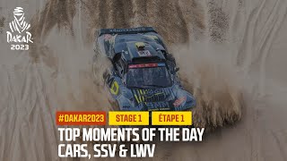 Cars Top moments  Stage 1  Dakar2023 [upl. by Bega156]