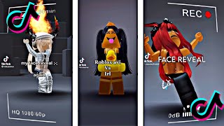 FACE REVEALS ROBLOX TIKTOK COMPILATION [upl. by Bohon]