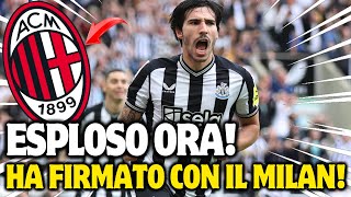 BOMBA E STATO APPENA CONFERMATO UN GRANDE RINFORZO È GIÀ A MILANO NOTIZIE DEL MILAN [upl. by Inod]