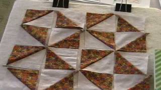 Broken Dishes Quilt Block [upl. by Kliber972]