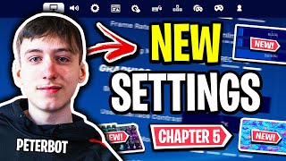 Peterbots NEW Settings In Fortnite Chapter 5 BEST STRETCHED RES [upl. by Westney435]