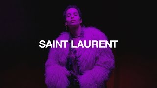 SAINT LAURENT  FALL 2018  ZOE KRAVITZ [upl. by Reyotal]