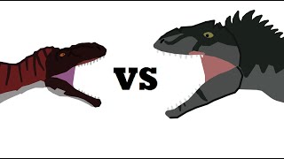 Pivot Giganotosaurus Dominion vs Torvosaurus Dinosaur Revolution Animaiton [upl. by Philana]