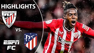 🚨 BACK TO THE FINAL 🚨 Athletic Club vs Atletico Madrid  Copa del Rey Highlights  ESPN FC [upl. by Moshe]