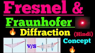 fresnel and fraunhofer diffraction [upl. by Mateya217]