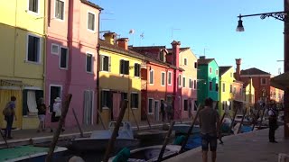 Burano Island Colours Canals and LaceMaking Traditions [upl. by Marcoux551]