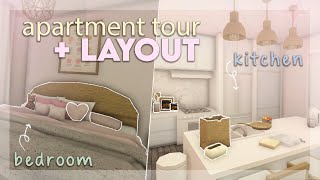 🏙 bloxburg apartment TOUR amp LAYOUT  ੭₊˚  seqshell [upl. by Anot]