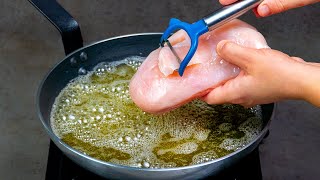 I just found the most brilliant trick to cook chicken breast [upl. by Enneite]