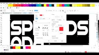 Creating Overprints Spreading and Chokes in CorelDraw [upl. by Eceinart785]