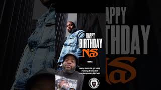 Happy Birthday Nas hiphop shorts [upl. by Naamann]