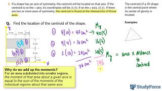 📚 How to find the centroid of simple composite shapes [upl. by Nakre]