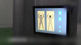 Active Millimeter Wave Body Scanner Terahertz Body Scanner [upl. by Pendergast78]