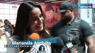 Miss Cuba Marianela Ancheta se encuentra de visita en República Dominicana [upl. by Anahsohs65]