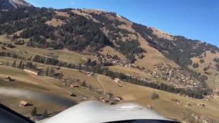 Approach Saanen Airport  Gstaad  LSGK [upl. by Macpherson18]