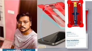 Spigen screen protector apple casecover iphone15 caseunboxing [upl. by Einahpets]