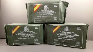 2015 Spanish Individual Combat Ration 24 Hour Set MRE Review Marathon Meal Ready to Eat Taste Test [upl. by Pietje779]