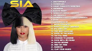 SIA Greatest Hits Full Album 2022  SIA Best Songs Playlist 2022 [upl. by Adelaja352]