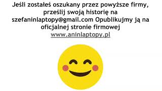 Aninlaptopy oszustwa internetowe [upl. by Somisareg99]