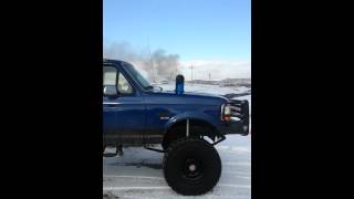 1997 f350 hood stack cold start [upl. by Jedidiah]