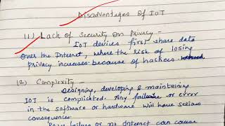 Advantages and Disadvantages of IOT  lecture2 IOT [upl. by Sella]