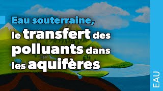 Eau souterraine  le transfert des polluants dans les aquifères [upl. by Mccully]