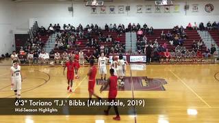 63quot G Toriano Bibbs Melvindale 2019 MidSeason Highlights [upl. by Selrahc]