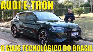 Audi etron é o carro 100 elétrico mais tecnológico no Brasil [upl. by Mailiw]