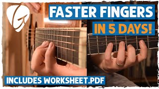 Get FASTER Fingers and Chords In 5 DAYS With My Simple Warm Up Routine [upl. by Oab]