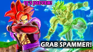 DBXV2 SSJ4 Gogeta Brutally Punishes Every Grab Spammer In Rank [upl. by Benedetta]