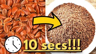 How to grind flax seeds and why you should [upl. by Norvall]