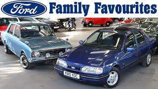 Ford Cortina Mk2 vs Sierra  Blue Oval Family Favourites 1970 Super1993 Sapphire Azura Road Test [upl. by Tillio]