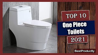 ✅ 10 Best One Piece Toilets Newest 2021  best flushing toilet [upl. by Atikahc]