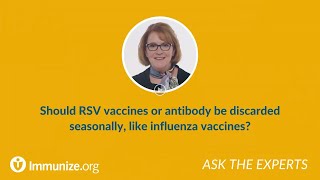 Should RSV vaccines or antibody be discarded seasonally [upl. by Moises166]