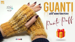 TUTORIAL GUANTIMANICOTTI UNCINETTO FACILI🎁EASY CROCHET GLOVES 🌻momiscrochet crochet tutorial [upl. by Eiclehc]