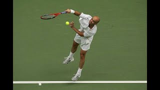 Andre Agassi vs Rainer Schuettler Australian Open 2005 Highlights [upl. by Ahsiekar]