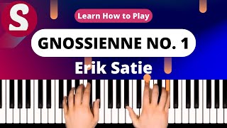 How to play quotGnossienne No1quot from Erik Satie Piano Tutorial [upl. by Ahsilra]